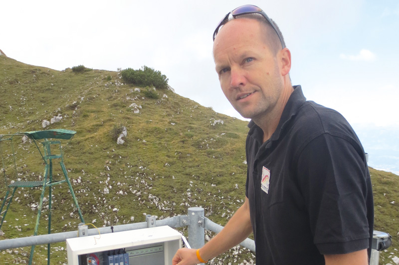 Erwin Walcher ist mit Leib und Seele „Wetterfrosch“. In all den Jahren hat er viele Wetterumschwünge auf dem Villacher Hausberg erlebt.