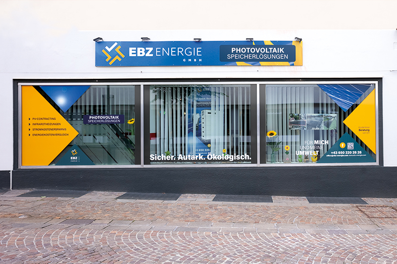 Im April 2024 hat die EBZ Energie GmbH ihren neuen Standort mit Schauraum in der Villacher Widmanngasse eröffnet.Fotos: Manuela Wilpernig | Sepiafilm